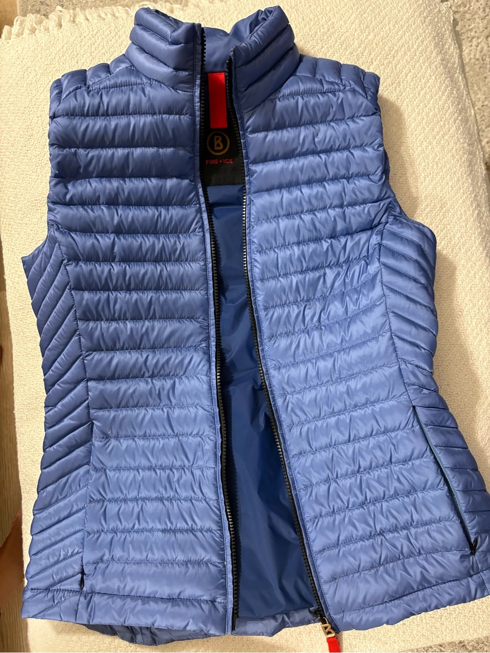 Bogner Light Blue Quilted Puffer Vest